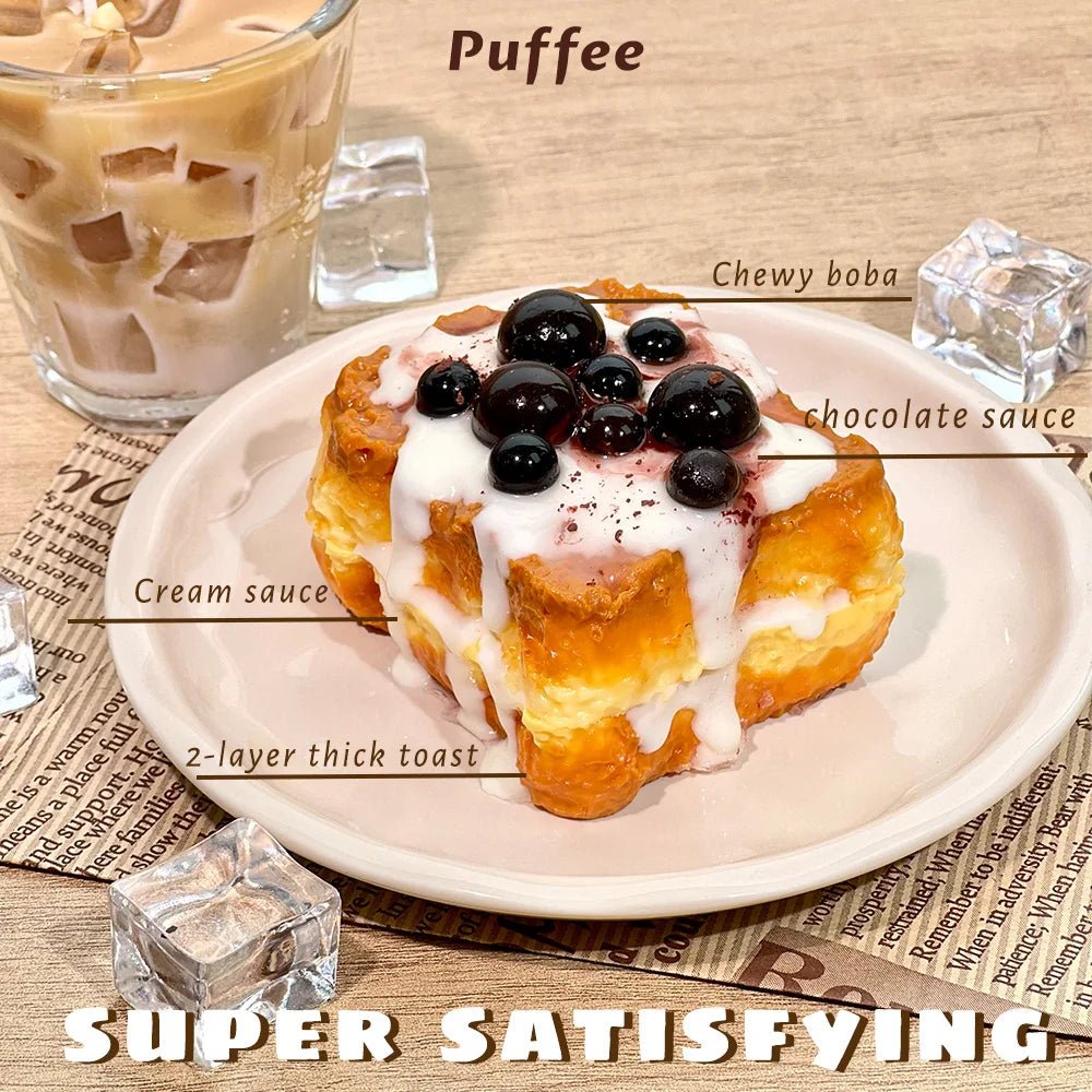 Taba Squishy Boba Toast Taba Boba - The Squishy Bake Shop