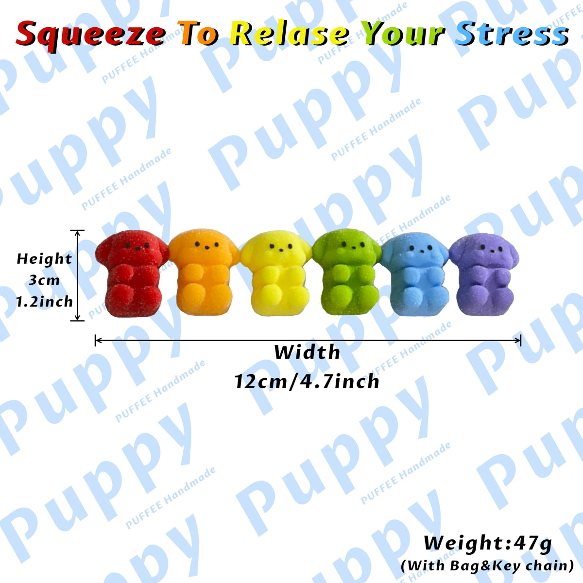 Taba Squishy Rainbow Bunny Puppy Taba Bunny and Puppy - The Squishy Bake Shop