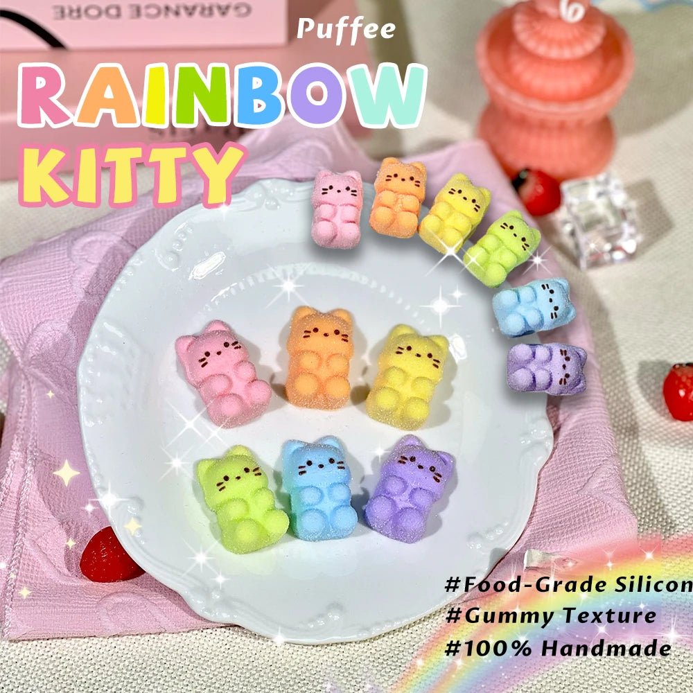 Taba Squishy Rainbow Kitty Taba Gummy - The Squishy Bake Shop
